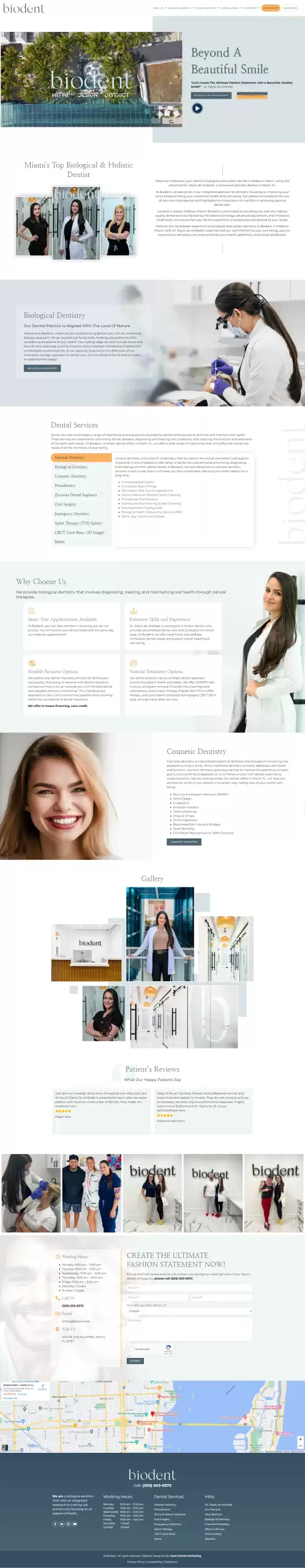 Web Design Dentists