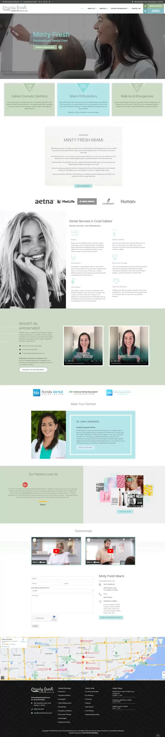 Website for Dentists